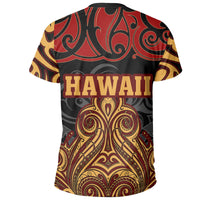 Hawaii Warrior Polynesian T Shirt Stock Style - Polynesian Pride