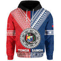 Tonga and Samoa TokoUso Polynesian Hoodie LT6 Pullover Hoodie Red - Polynesian Pride