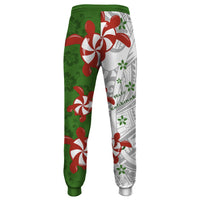 Hawaii Christmas Polynesian Joggers - Turtle Candy - AH - Polynesian Pride
