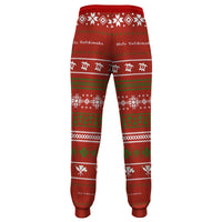 Hawaii Christmas Santa Claus Surf Joggers - Fun Style - AH - Polynesian Pride