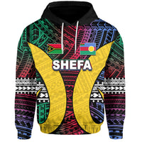 Custom Polynesian Shefa of Vanuatu Hoodie LT6 Art - Polynesian Pride