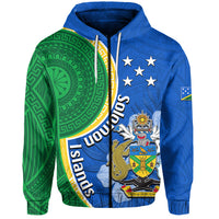 Custom Solomon Islands Polynesian Tattoo Hoodie LT6 - Polynesian Pride