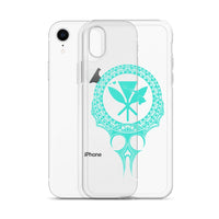 Kanaka Maoli Iphone Case The Eyes Turquoise AH - Polynesian Pride