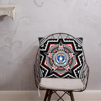 Northern Mariana Islands Pillow - Mandala Star Patterns - Polynesian Pride