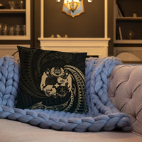 Tonga Polynesian Basic Pillow - Gold Tribal Wave - Polynesian Pride