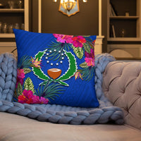 Pohnpei Polynesian Pillow - Hibiscus Surround - Polynesian Pride
