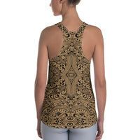 Polynesian Culture Gold Hawaii Women's Racerback Tank Top - Polynesian Pride
