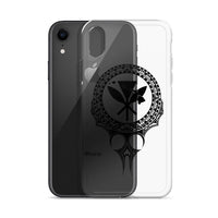Kanaka Maoli Iphone Case The Eyes Black AH iPhone XR Phone Case Black - Polynesian Pride