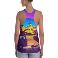 Hawaii Summer Vibe Women's Racerback Tank - Polynesian Pride