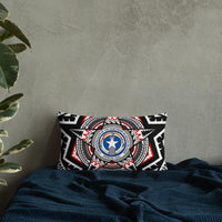 Northern Mariana Islands Pillow - Mandala Star Patterns - Polynesian Pride