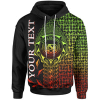 Hawaii Custom Hoodie Hawaii Seal Rocket Style (Reggae) Unisex Black - Polynesian Pride