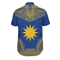 Nauru Polynesian Chief Shirt - Flag Version - Polynesian Pride