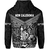 New Caledonia Zip Hoodie Simple Style Black LT8 - Polynesian Pride