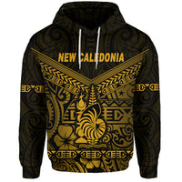 Custom New Caledonia Hoodie Simple Style Gold LT8 - Polynesian Pride