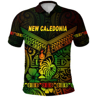 Custom New Caledonia Polo Shirt Simple Style Reggae LT8 - Polynesian Pride
