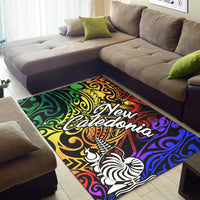 New Caledonia Area Rug - Rainbow Polynesian Pattern - Polynesian Pride