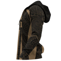 Hawaiian Kanaka Maoli Hoodie Sport Style Gold Version - Polynesian Pride