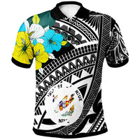 Niue Polo Shirt Polynesian Pattern Black Color Unisex Black - Polynesian Pride