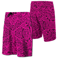 Hawaii Polynesian Culture Board Shorts Pink Men Pink - Polynesian Pride