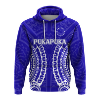 Custom Cook Islands Pukapuka Hoodie Tribal Pattern LT12 - Polynesian Pride