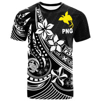 Papua New Guinea T Shirt The Flow Of The Ocean Unisex Black - Polynesian Pride