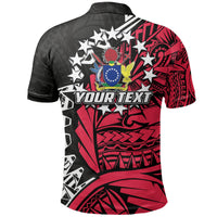Custom Cook Islands Polo Shirt Atiu Polynesian Style LT6 - Polynesian Pride