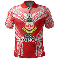 Custom Kolisi Tonga Polo Shirt Red Style LT6 Unisex Red - Polynesian Pride