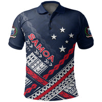 Custom Polynesian Pride Samoa Polynesian Polo Shirt Unisex Blue - Polynesian Pride
