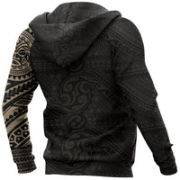 Hoodie Polynesian Face Tattoo Style - Polynesian Pride