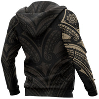 Hoodie Polynesian Flower Tattoo Style - Polynesian Pride