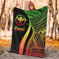 Hawaii Premium Blanket - Reggae Polynesian Tentacle Tribal Pattern - Polynesian Pride