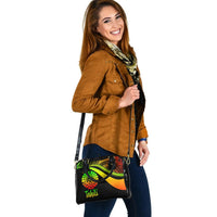 Tahiti Shoulder Handbag - Reggae Polynesian Tentacle Tribal Pattern - Polynesian Pride