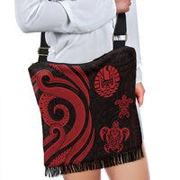 Tahiti Boho Handbag - Red Tentacle Turtle - Polynesian Pride
