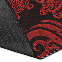 Kosrae Area Rug - Red Tentacle Turtle - Polynesian Pride