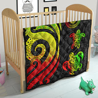 Federated States of Micronesia Premium Quilt - Reggae Tentacle Turtle - Polynesian Pride