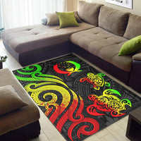 Pohnpei Area Rug - Reggae Tentacle Turtle - Polynesian Pride