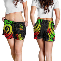 Vanuatu Women's Short - Reggae Tentacle Turtle - Polynesian Pride