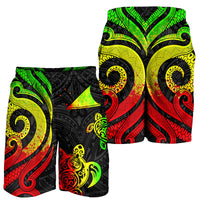 Tokelau Men's Short - Reggae Tentacle Turtle - Polynesian Pride
