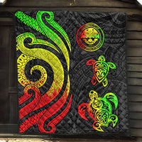Federated States of Micronesia Premium Quilt - Reggae Tentacle Turtle - Polynesian Pride