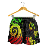 Tonga Women's Short - Reggae Tentacle Turtle - Polynesian Pride