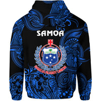 Samoa Manu Zip Hoodie Rugby Unique Style Black LT8 - Polynesian Pride