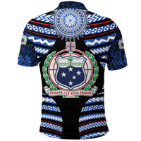 Custom Manu Samoa Rugby Polo Shirt Creative Style Black - Polynesian Pride