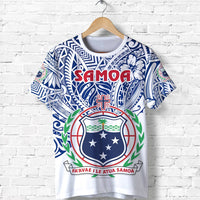 Manu Samoa Rugby T Shirt Simple Style White Unisex White - Polynesian Pride