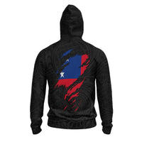 Polynesian All Over Print Hoodie Samoa In Me - Polynesian Pride