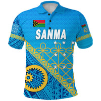 Sanma Province Polo Shirt Vanuatu Pattern Unique Style LT8 - Polynesian Pride