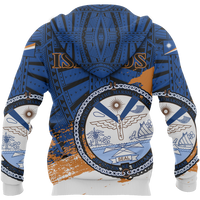 Marshall Islands Special Hoodie Marshall Islands Flag Seal Polynesian Tattoo A02 - Polynesian Pride