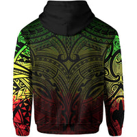 New Zealand Hoodie, Maori Polynesian Tattoo Reggage - Polynesian Pride