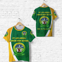 St. Leo Aresili Junior High School T Shirt Simple Style LT8 Unisex Green - Polynesian Pride