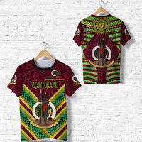 Vanuatu T Shirt Special Independence Anniversary Creative Style Red LT8 Unisex Red - Polynesian Pride