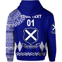 Custom St. andrews High School Zip Hoodie Simple Style LT8 - Polynesian Pride